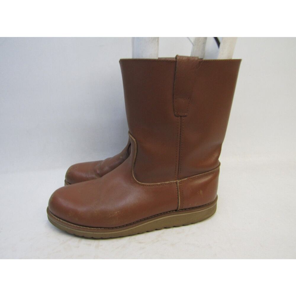 Honcho Mens Size 12 D Brown Leather Roper Cowboy Western Boots